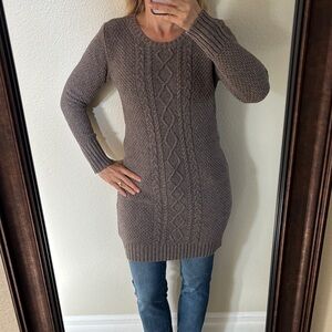 Banana Republic Brown Cable Knit Sweater